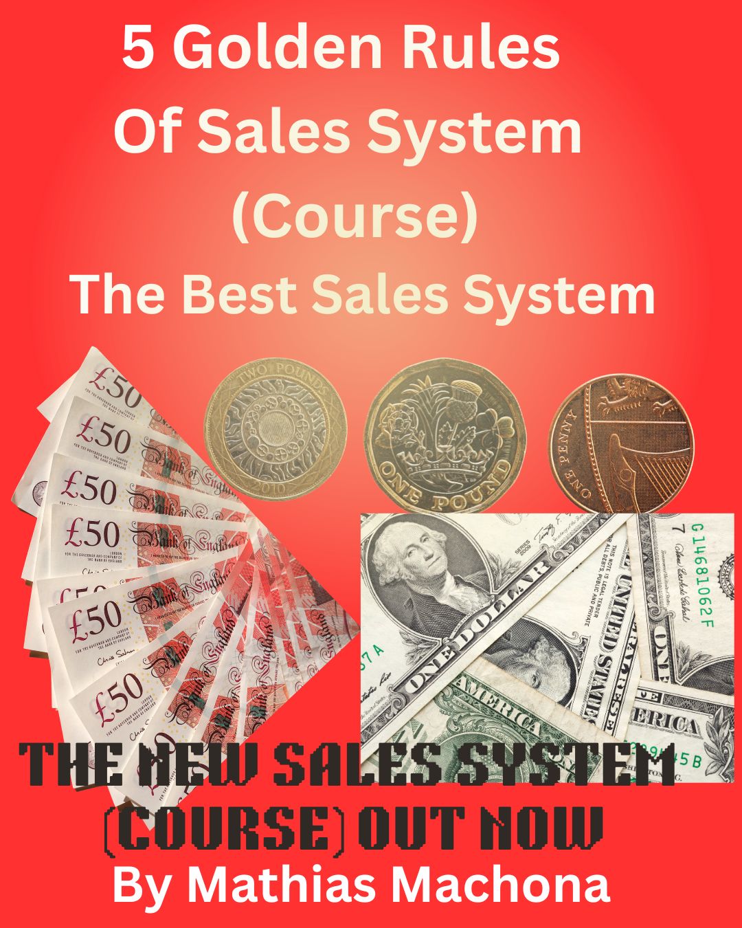 📘 5 GOLDEN RULES OF SALES A Complete System for Mastering Sales By Mathias Machona – The Red Lion of Sales